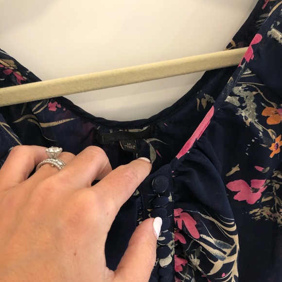 Floral chiffon top - Picture 3 of 9